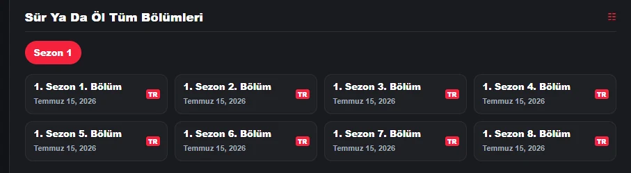 BahadirMovie sezon ve bölüm listesi